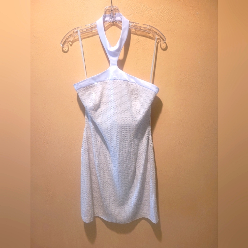 Ladies white/off white sequin dress